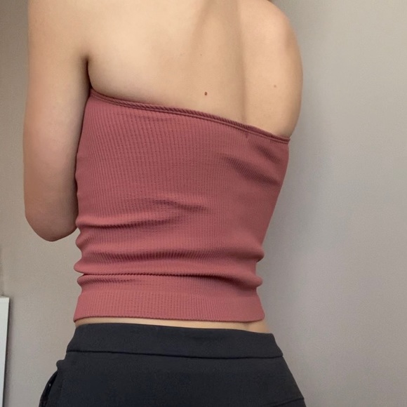 Dynamite Ribbed Tube Top - Picture 3 of 3